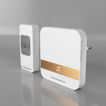 Звонок беспроводной WL 52M IP44 DBQ24M белый Elektrostandard