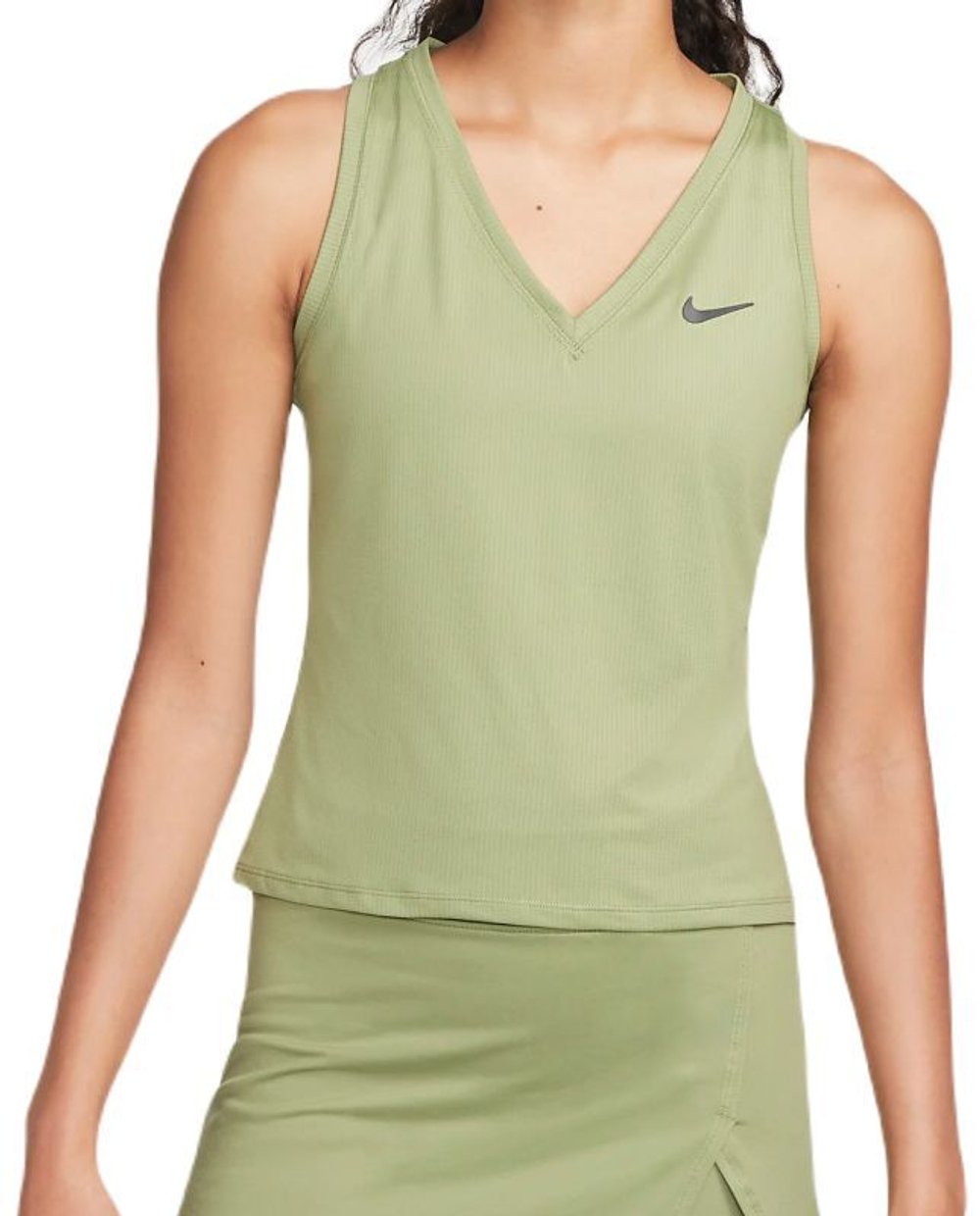 Женский топ теннисный Nike Court Dri-Fit Victory Tank - зеленый