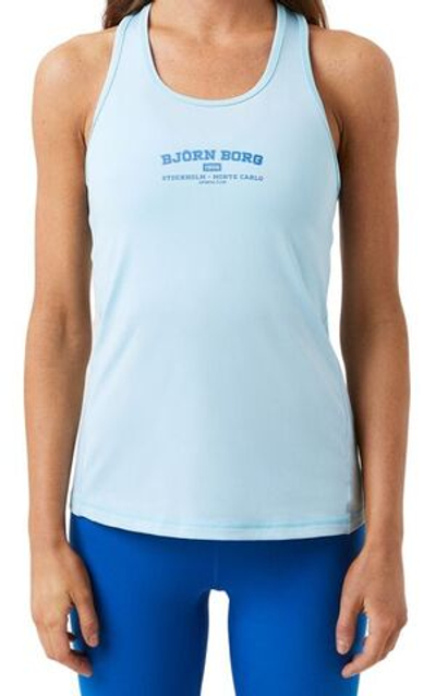 Женский топ теннисный Björn Borg Tank - crystal blue