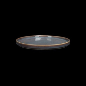Тарелка мелкая с бортами 8,75" 220 мм, сине-коричневый «Corone Terra»