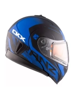 Шлем модуляр CKX TRANZ с 2мя визорами, подогрев(MattblueS)