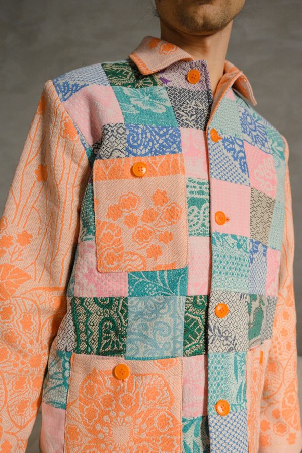 Куртка с Оранжевыми Пуговицами/Orange Buttons Jacket оранжевая - фото 5