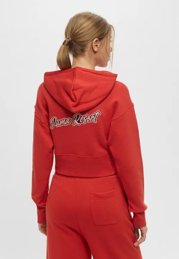 Толстовка женская PUMA PREMIUM ESS Relaxed Graphic Hoodie