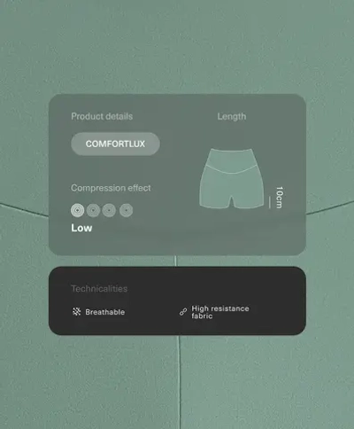 Высокие шорты Comfortlux, 10 см - OYSHO