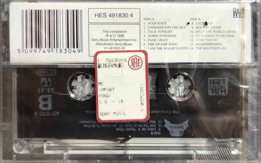 Oasis / The Masterplan (MC)