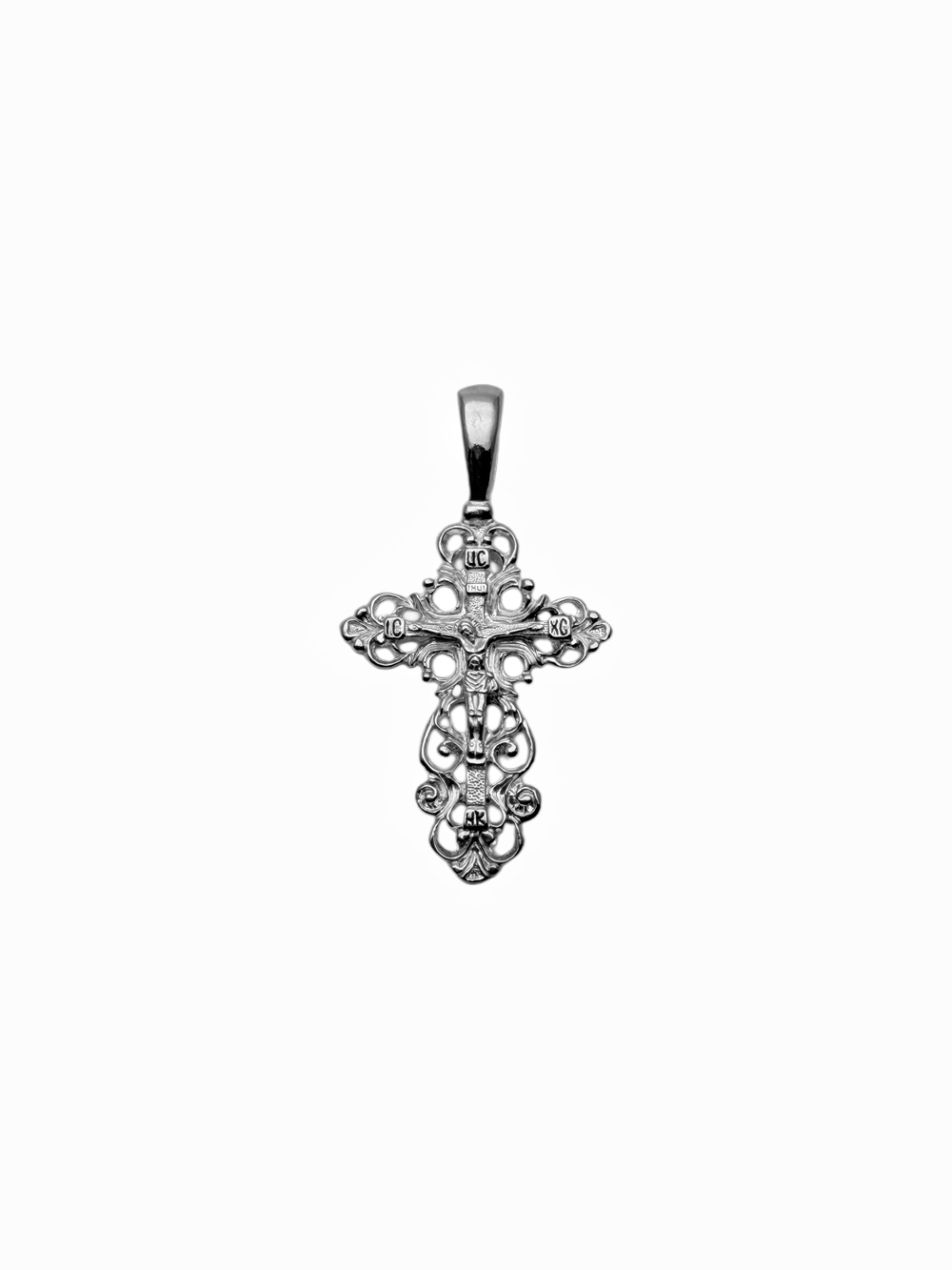 Крест из серебра/Чернение