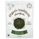 Organic Traditions, Порошок сока из ростков пшеницы, 150 г (5,3 унции)