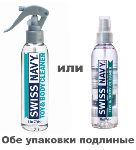 Очищающий спрей Swiss Navy Toy Body Cleaner, 177 мл