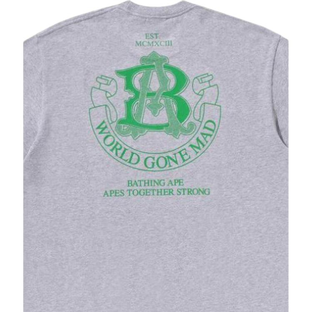 A Bathing Ape College Logo Relaxed Fit Tee