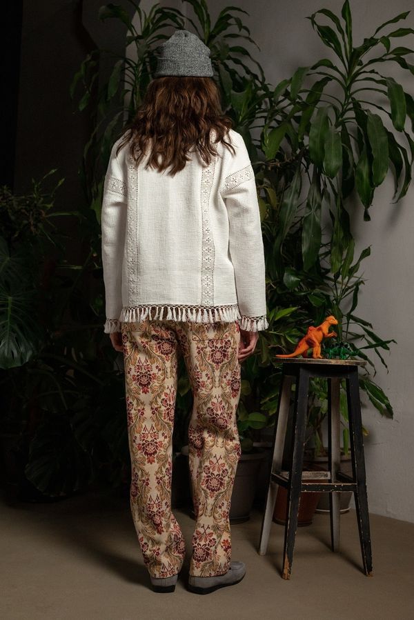 Рубашка Вафельная / Waffle Long Sleeve белая - фото 4
