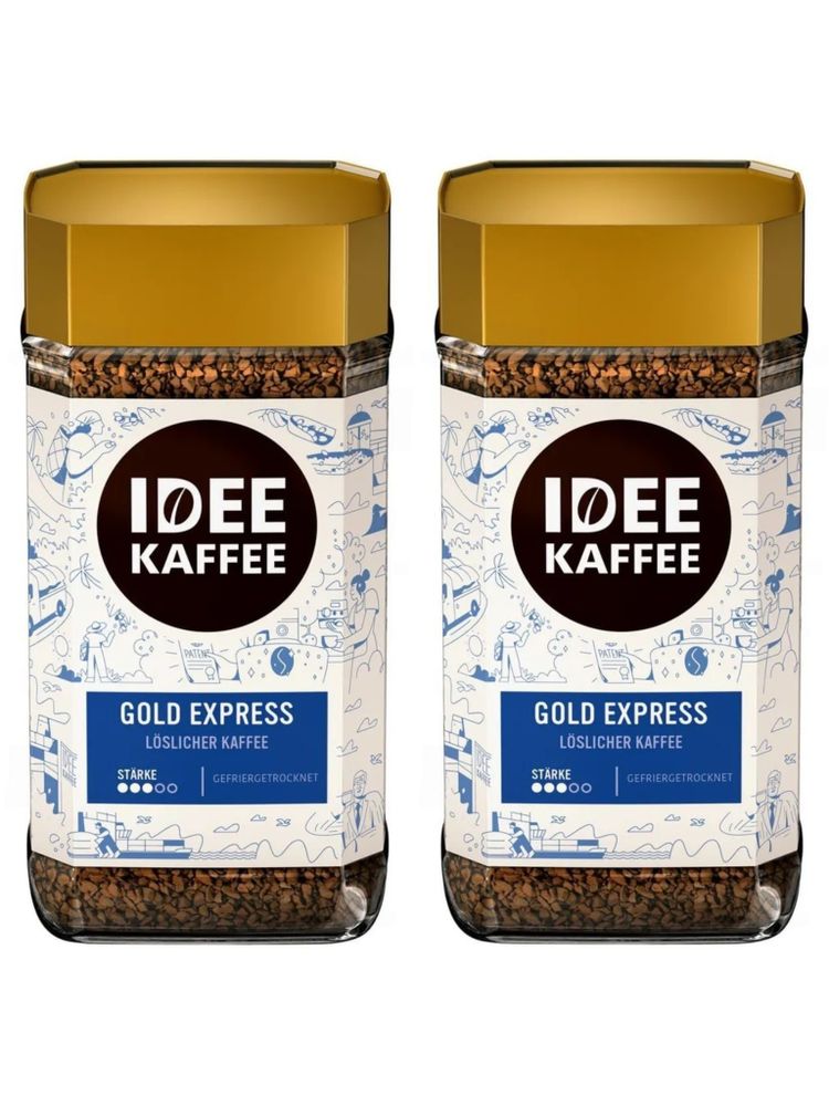 Кофе растворимый IDEE Gold Express 200 г x 2 шт