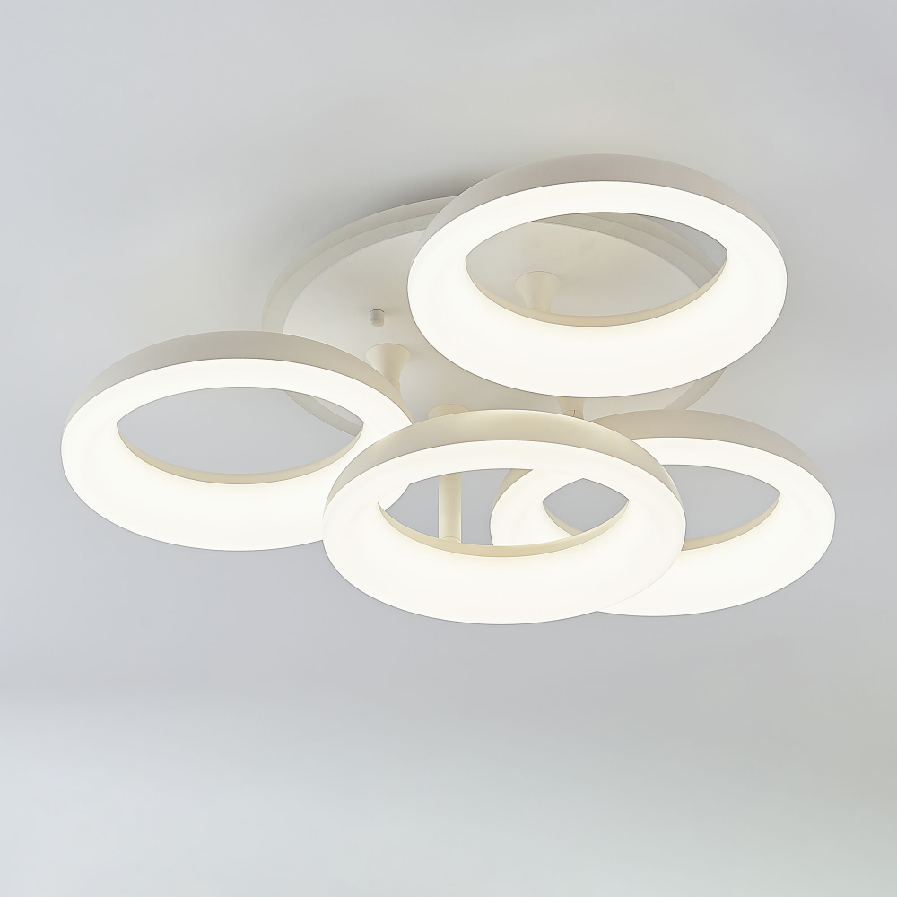 Citilux Паркер Смарт CL225A140E RGB Умная люстра Белая