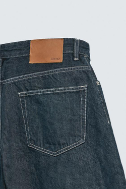 ZARA ДЖИНСЫ RELAXED BARREL FIT, ИНДИГО