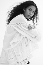 Туника-платье с кружевными вставками - H&M
