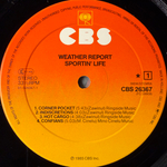 Weather Report ‎– Sportin' Life (Голландия 1985г.)