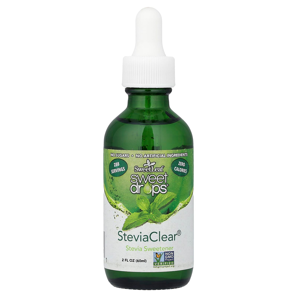 SweetLeaf Stevia, Sweet Drops®, SteviaClear®, 60 мл (2 жидк. унции)