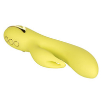 Желтый вибратор-кролик 11,5см California Exotic Novelties Venice Vixen SE-4350-20-3