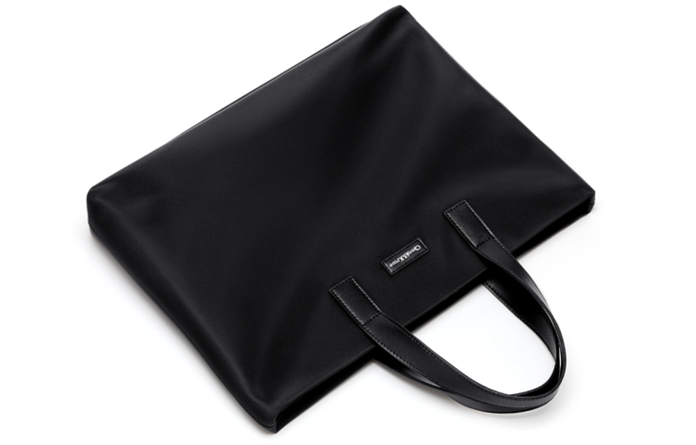 XINWAYI·KELUOSI Fabric Business Handbag, Briefcase, Laptop Bag Medium Men"s Black