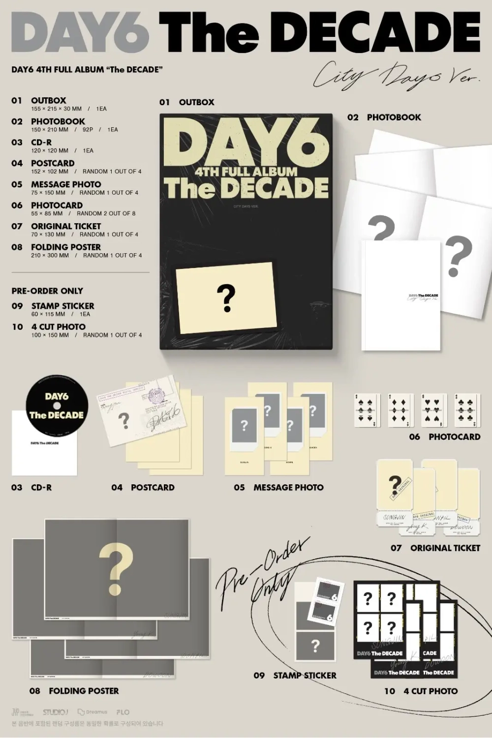 Альбом DAY6 - The Decade [Standard Edition] (Six on the dice ver. с дефектом)