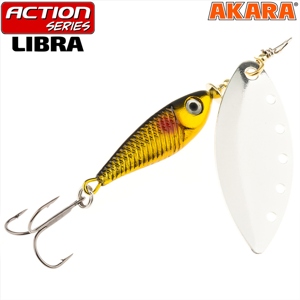 Блесна вращающаяся Akara Action Series Libra 3 11 гр. 2/5 oz. A19-1