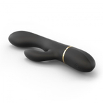 Черный вибратор-кролик Dorcel Glam Rabbit - 21 см. (Цвет: черный)
