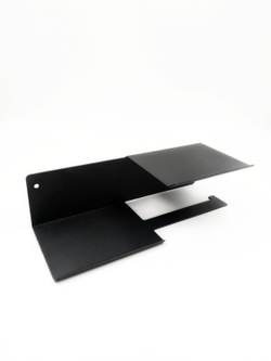 Держатель для туалетной бумаги MetaDec Shelf черный, 1шт