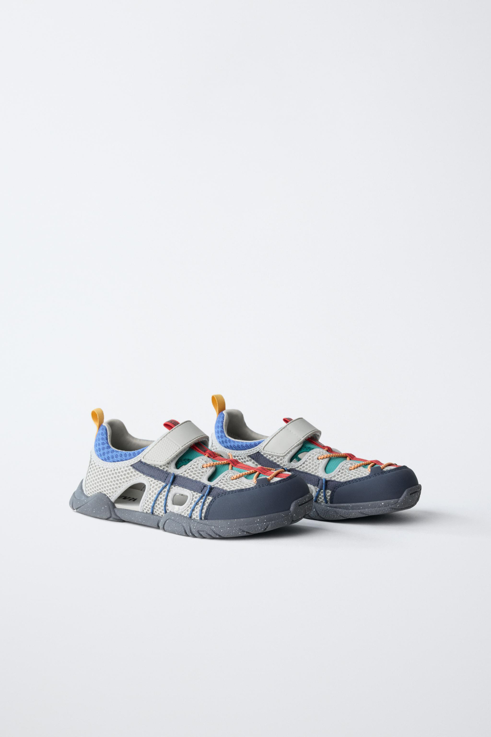 ZARA BAREFOOT КРОССОВКИ С ВЫРЕЗАМИ, РАЗНОЦВЕТНЫЙ