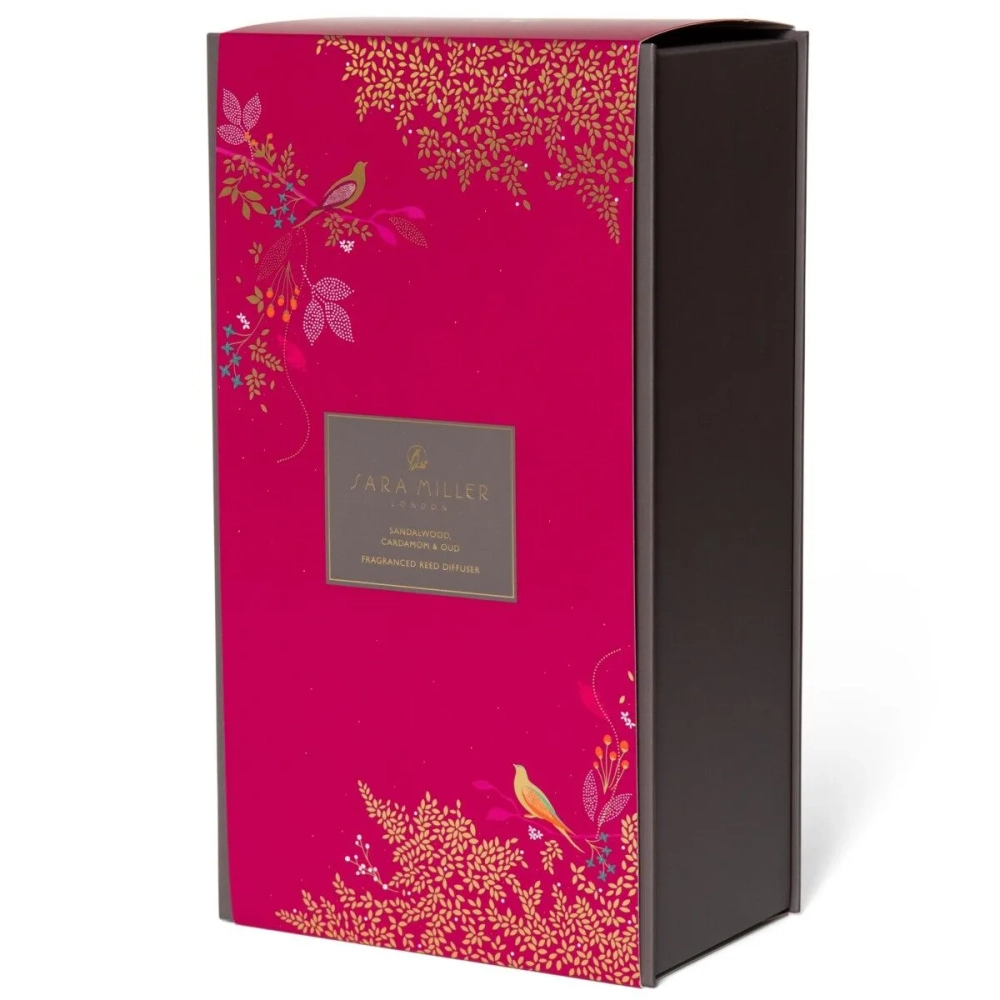 Wax Lyrical Диффузор с палочками Sara Miller 200 мл Sandalwood Cardamom Oudwood SM2203