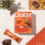 Quest Nutrition, Hero Protein Bar, хрустящий шоколад с карамелью и пеканом, 12 батончиков, 60 г (2,12 унции)