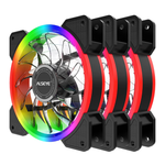 Вентилятор Alseye DR-120RRA, 120мм, Molex, белый-прозрачный/RGB, 1300rpm, 51.3CFM, 13.8дБ, антивибропрокладки (AS.04.05.0002)