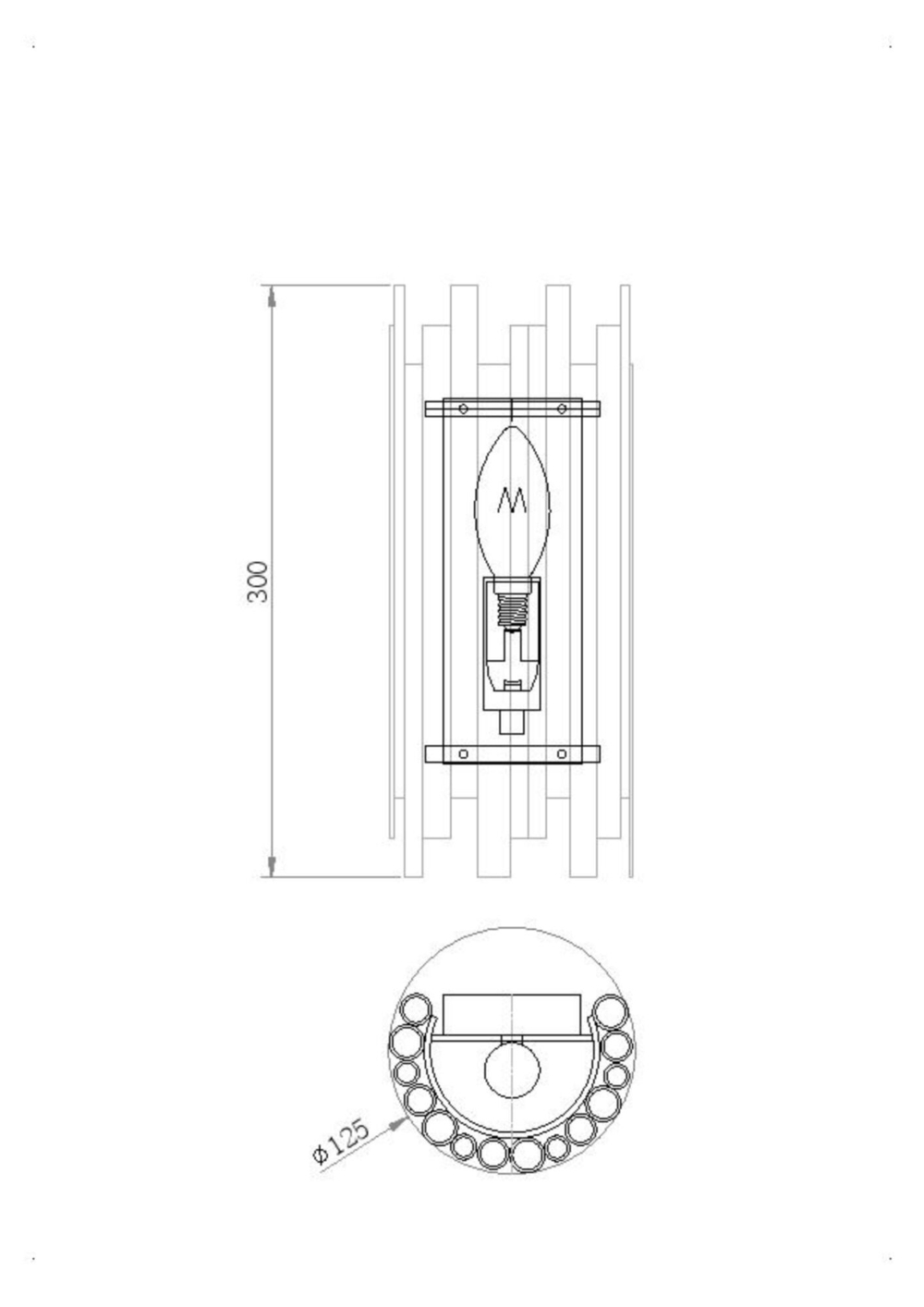 Настенный светильник Maytoni Coliseo Coliseo MOD136WL-01BS