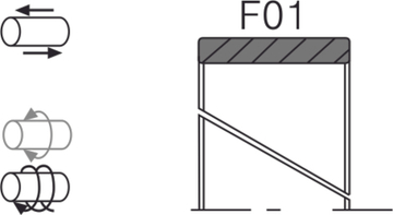 Направляющее кольцо F01 120x125x20