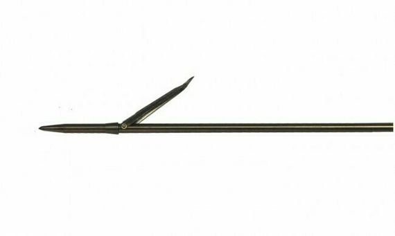 Гарпун Scorpena d7мм 1400 мм из 17-4PH с зацепами-плавниками sharkfin