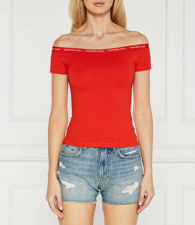 Блузка CALVIN KLEIN JEANS - красный(J20J223098)
