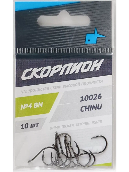 Крючки "Chinu" (Скорпион) №4