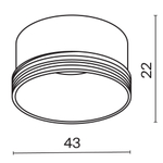 Кольцо декоративное для светильника Maytoni UNITY Focus LED RingS-5-W