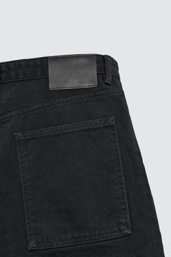 ZARA ДЖИНСЫ WIDE FIT, ЧЕРНЫЙ