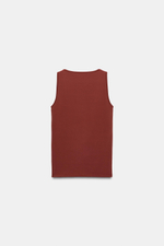 ТОП ИЗ ПОЛИАМИДА С ШИРОКИМИ БРЕТЕЛЯМИ — ZARA