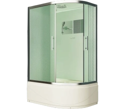 Душевая кабина Esbano (Эсбано) EST-129CRB L, с высоким поддоном, 120x90x210