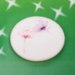 Пуховка для пудры «Beauty Makeup-Flower» d-6см