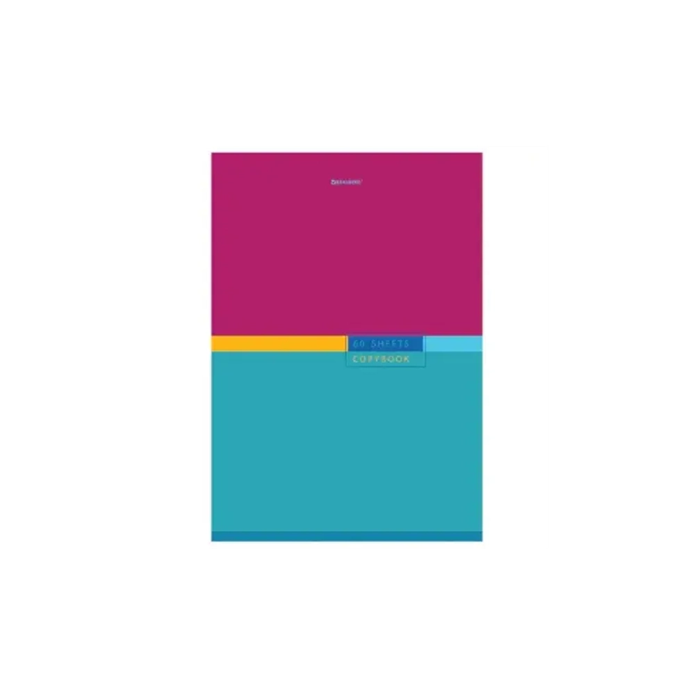 Тетрадь А-4 80л. клетка BRAUBERG обложка картон,"Color" Mix, 404043
