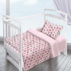 Ткань постельно-плательная Prival Перкаль-13175, 140г/м2, цвет розовый, 1.5х15м