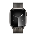 Умные часы Apple Watch Series 9 GPS + Cellular, 41mm, Stainless Steel Case with Graphite Milanese Loop (Графитовый)