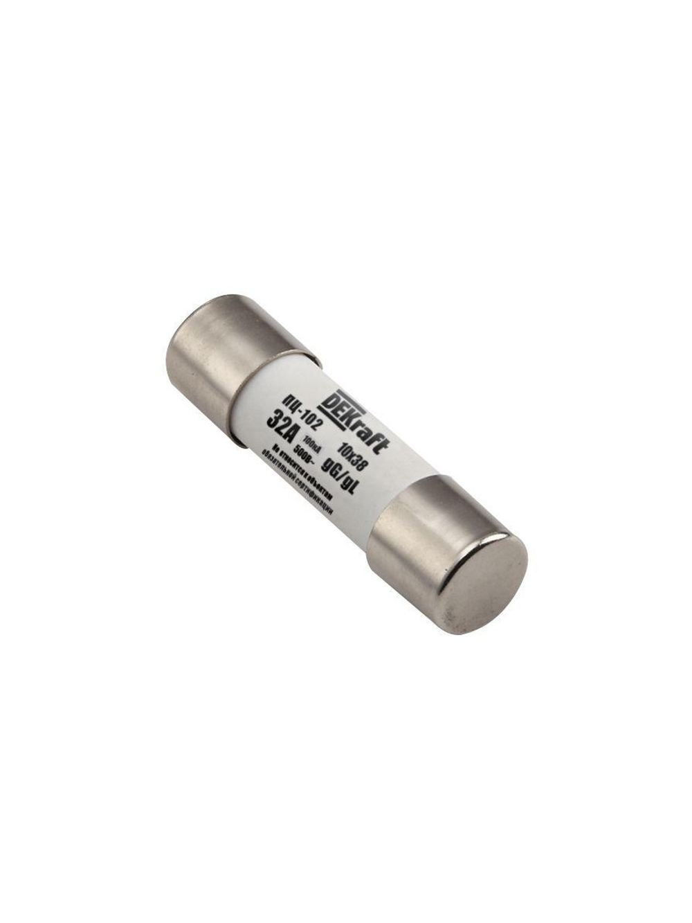 Предохранитель ПЦ-102 2А 10х38 DEKraft 21360DEK