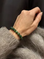 Браслет Лесной нефрит / Forest jade