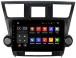 Магнитола для Toyota Highlander 2 2007-2013 XU40 - Airok RX-1122 Android 13, Быстрая, SIM-слот (крутилки декоративные)