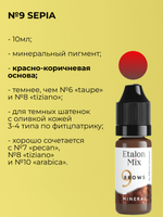 Пигмент минеральный Etalon Mix № 9 Sepia от Альбины Лазаревой