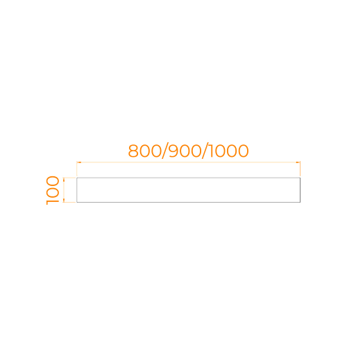 Экран для поддона RGW N (Боковой) (800)