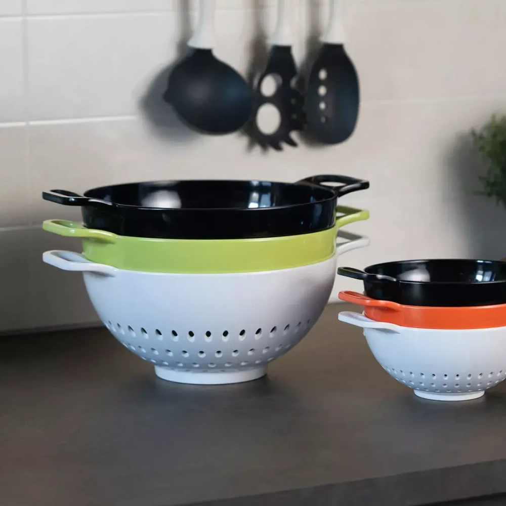 Дуршлаг 2л Trebonn Bowls&Colanders белый