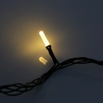 Гирлянда для дома «Кристаллы» 5 м 36 ламп LED черный пров., 8 реж., IP-40, Теплый белый (возможность соединения)